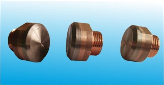 Elettrodo per saldatura del dado del perno con il fronte di rame del tungsteno, alta resistenza all'usura fornitore